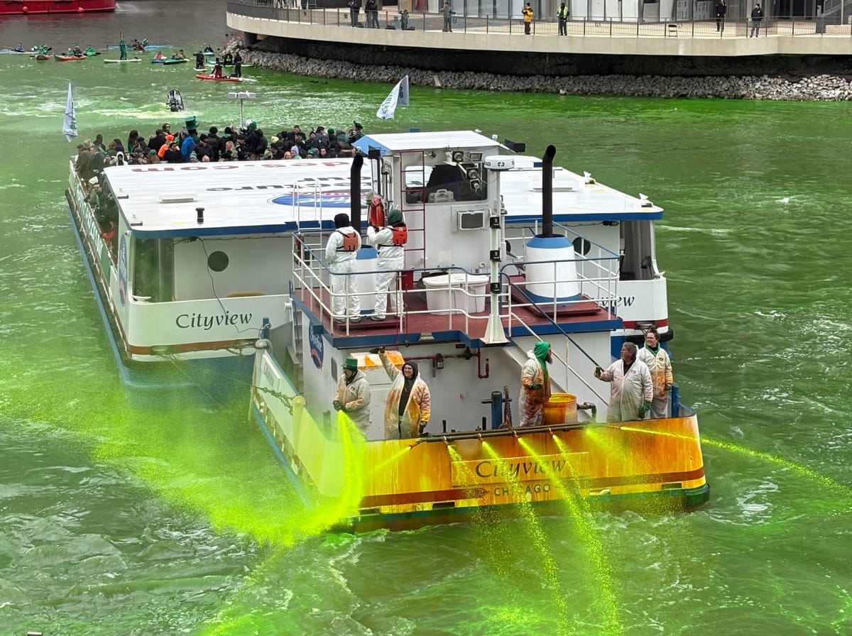 El sábado que Chicago es verde